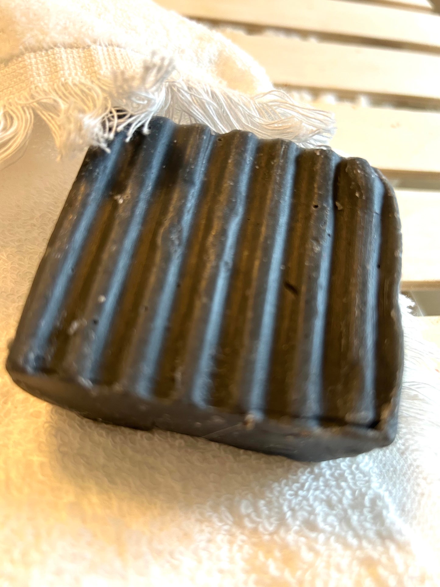 Charcoal soap