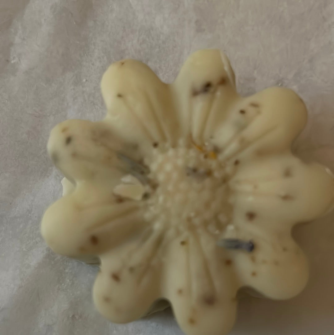 Lavender soap- flower shape - assorted